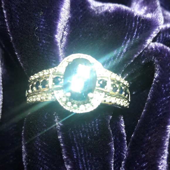 Trade for turquoise💎 Clyde Duneier Sapphire and Diamond Ring - Picture 5 of 13